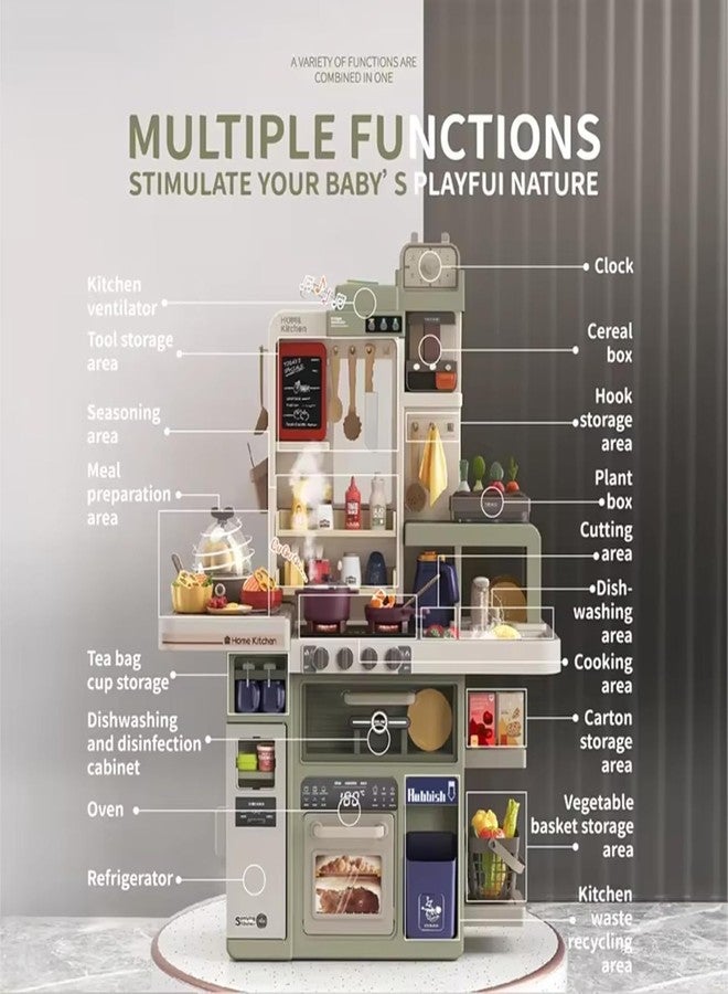 CIRBOX 88 PCS Big Kitchen Playset with Cereal Container & Mini Planter Kitchen Toy for Boys Girls- Pretend Food for Toddlers Kids Toy Set (3-10 Years)(Multicolor) - Image 5